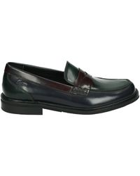 Sioux - Schoenen ,Blauw ,Leer Blauwe Instappers Met Rubberen Zool - Lyst