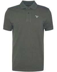 Barbour - Tops ,Groen ,Katoen Sports Polo - Lyst