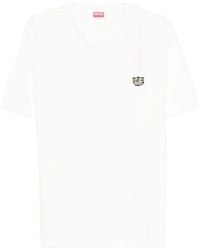 KENZO - Wild Tiger T-Shirt Met Borduursel - Lyst