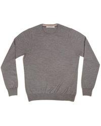 La Fileria - Truien & Vesten ,Grijs ,Polyester Stijlvolle Sweatshirts & Hoodies - Lyst