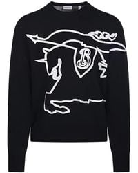 Burberry - Knitwear > round-neck knitwear - Lyst