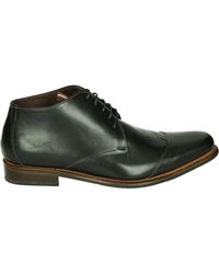 Floris Van Bommel - Business Mid Schwarze Lederschuhe - Lyst