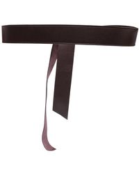 Niu - Bow Ledergürtel - Lyst