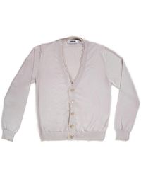 Grifoni - Truien & Vesten ,Polyester Stijlvolle Cardigan Met Dubbele Trim Rips - Lyst