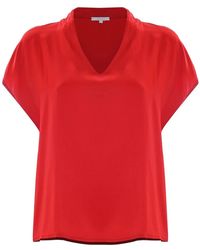 Kocca - Overhemden ,Rood ,Polyester Stijlvolle Blouse - Lyst