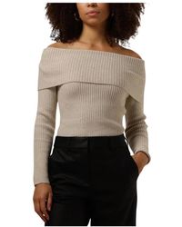 Minus - Truien Vesten Fame Off Shoulder Knit Pullover - Lyst