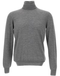 Gran Sasso - Turtleneck Rippstrickpullover - Lyst