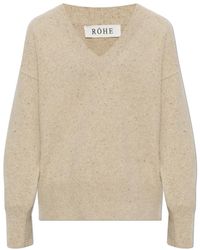 Rohe - V-Neck Knitwear - Lyst