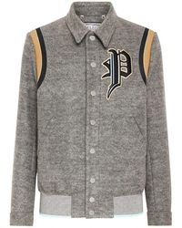Philipp Plein - Wool Bomber Gothic Plein - Lyst