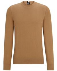 HUGO - Round-Neck Knitwear - Lyst