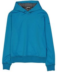 Herno - Hoodies & Sweatvesten ,Blauw ,Hooded Sweatshirt - Lyst