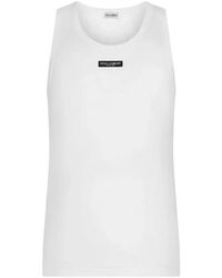 Dolce & Gabbana - Sleeveless Tops - Lyst
