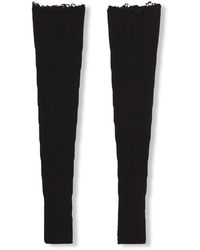 Cortana - Accessoires ,Zwart ,Wol Lange Kasjmier En Wollen Armwarmers - Lyst