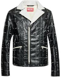 DIESEL - Jassen ,Zwart ,Leer Jas J-Neo - Lyst