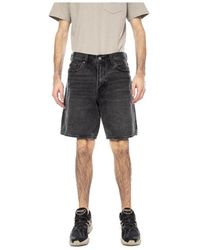 Levi's - Korte Broeken ,Zwart ,Katoen 468 Loose Shorts - Lyst