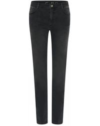 Cro - Jeans ,Zwart ,Zwarte Used Effect Skinny Jeans - Lyst