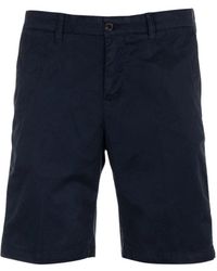Roy Rogers - Korte Broeken ,Blauw ,Katoen College Bermuda - Lyst