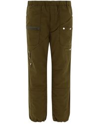 Undercover - Groene Nylon Cargo Broek - Lyst