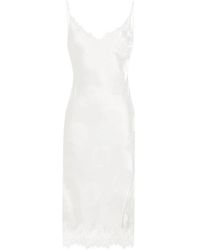 Coperni - Blumen spitzenkleid weiß - Lyst