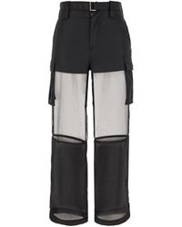Sacai - Wide Trousers - Lyst