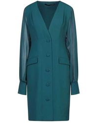 Annarita N. Dress With Buttons - Groen