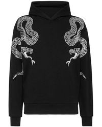 Philipp Plein - Hooded Sweatshirt Snake - Lyst