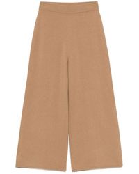 JOSEPH - Zachte Wol Culotte Broek - Lyst