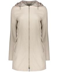 Moorer - Jassen ,Katoen Gewatteerde Jas Met Capuchon En Rits - Lyst