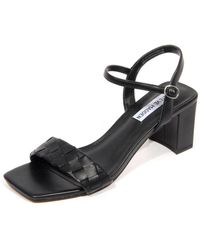 Steve Madden - Umweltfreundliche Schwarze Haddie Sandalen - Lyst