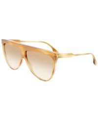 Victoria Beckham - Accessoires ,Geel ,Acetate Frame Zonnebrillen - Lyst