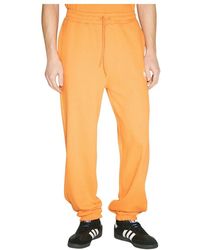 BOILER ROOM - Broeken ,Oranje ,Katoen Logo Print Track Pants - Lyst