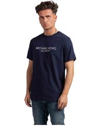 Michael Kors - Modernes t-shirt dunkelblau - Lyst