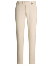 Strellson - Linnen-Textuur Chino Broeken - Lyst