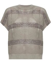 Brunello Cucinelli - Round-Neck Knitwear - Lyst