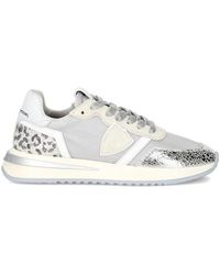 Philippe Model - Schoenen ,Grijs ,Leer Sneakers Tropez 2.1 Running - Lyst