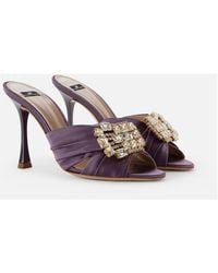 Elisabetta Franchi - Heeled Mules - Lyst