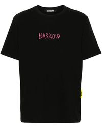 Barrow - Teddy sketch t-shirt in schwarz - Lyst