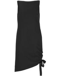 Carolina Herrera - Asymmetrische Jurk Met Plooi - Lyst