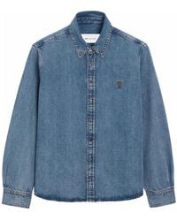Ami Paris - Chemise À Col Boutonné Ami De Coeur - Lyst