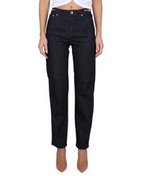 Michael Kors - Jeans Im Geraden Schnitt Mit Ketten-Detail - Lyst