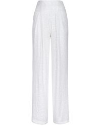 Nenette - Estasi pantalones anchos de lentejuelas - Lyst