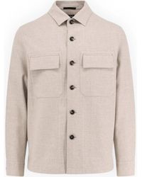 ZEGNA - Crossover Overshirt Für Stilvolle Männer - Lyst