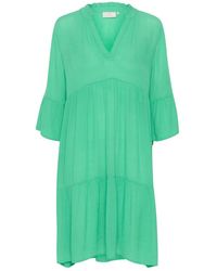Kaffe - Kleedjes ,Groen ,Korte Jurk - Lyst