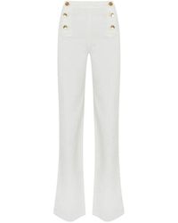 Twinset - Weite Hose Mit Oval T Knöpfen - Lyst
