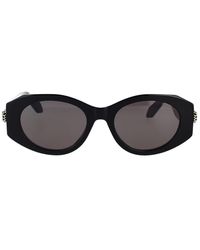 BVLGARI - Eleganti occhiali da sole ovale con dettaglio serpente - Lyst
