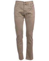 Jacob Cohen - Slim fit bard jeans mit besticktem logo - Lyst