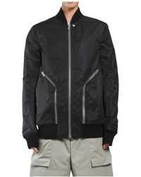 Rick Owens - Jassen ,Zwart ,Katoen Heizer Flight Jacket - Lyst