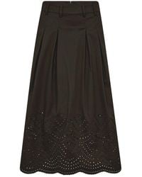 co'couture - Rokken ,Zwart ,Midi Rokken - Lyst