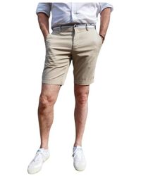Mason's - Stretch cotton chino bermuda shorts - Lyst
