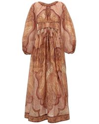 Zimmermann - Kleedjes ,Veelkleurig ,Katoen Maxi Jurken - Lyst